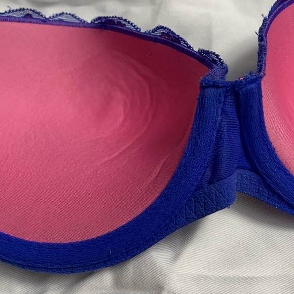 Victoria’s Secret Pink Purple / Pink Lace Push Up - Picture 4 of 7